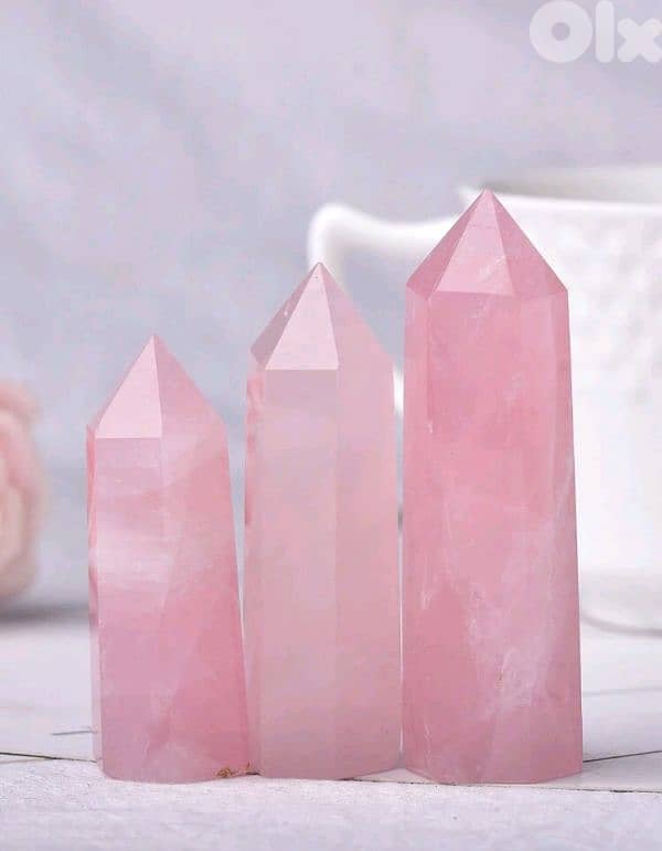 Natural Rose Quarts Stick 0
