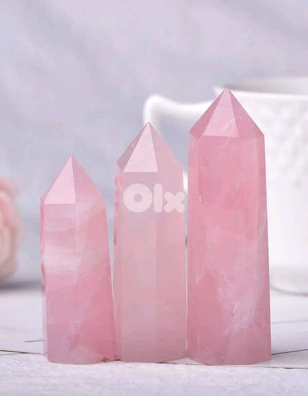 Natural Rose Quartz Stick 0