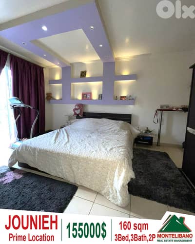 160 sqm Apartment For Sale in Jounieh جونيه