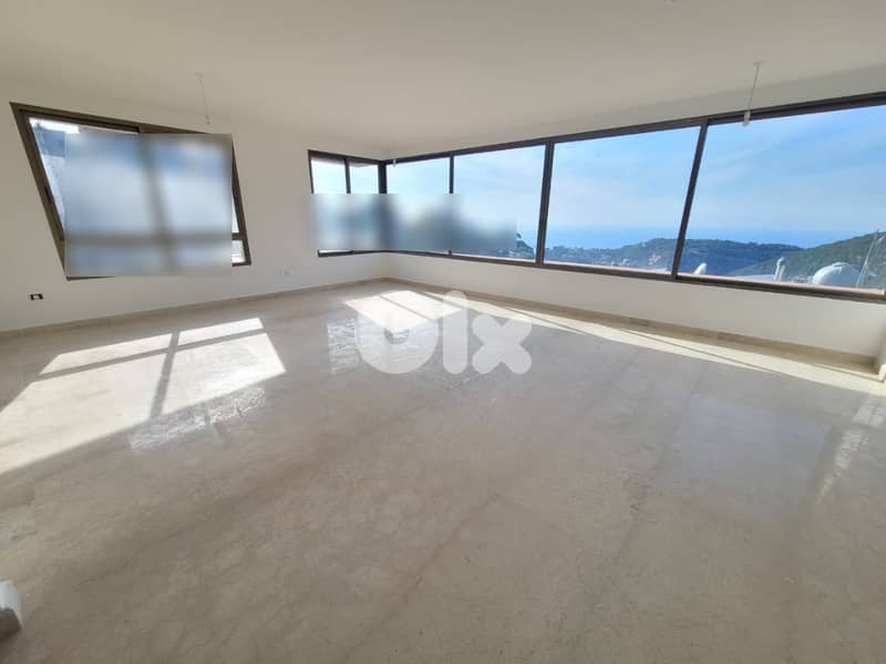 OPEN VIEW 3 MASTER BEDROOMS APARTMENT IN BROUMANA PRIME, (BR-115) 0