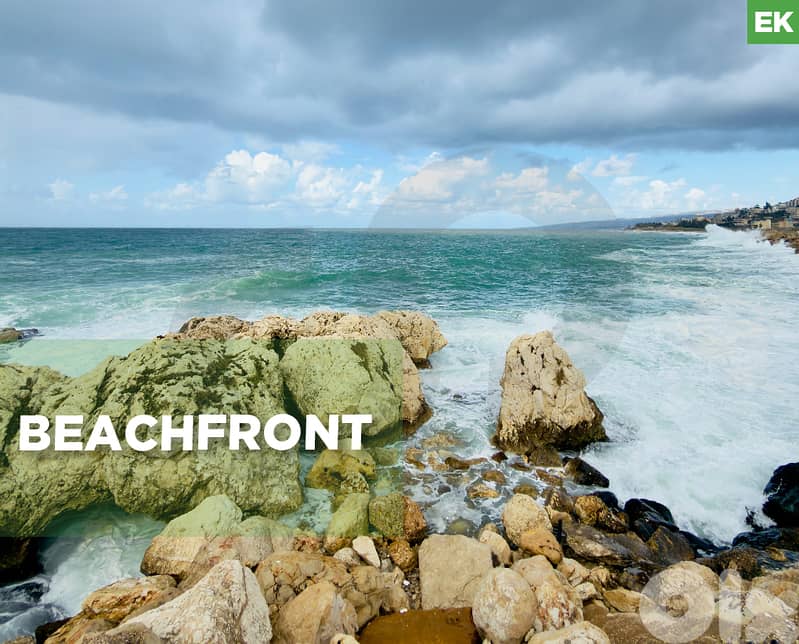 beachfront land, water and electricity, Jbeil/جبيل  REF#EK132317 0