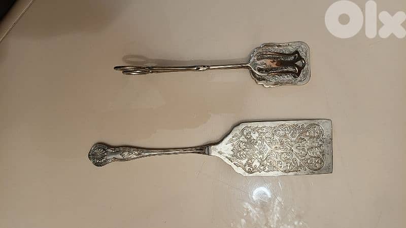 Silver plated serving utensils 2