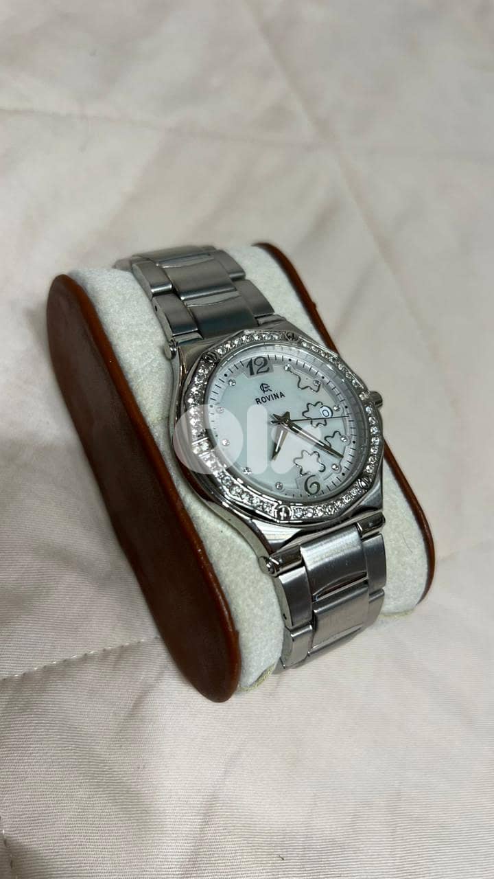 rovina silver woman watch 0