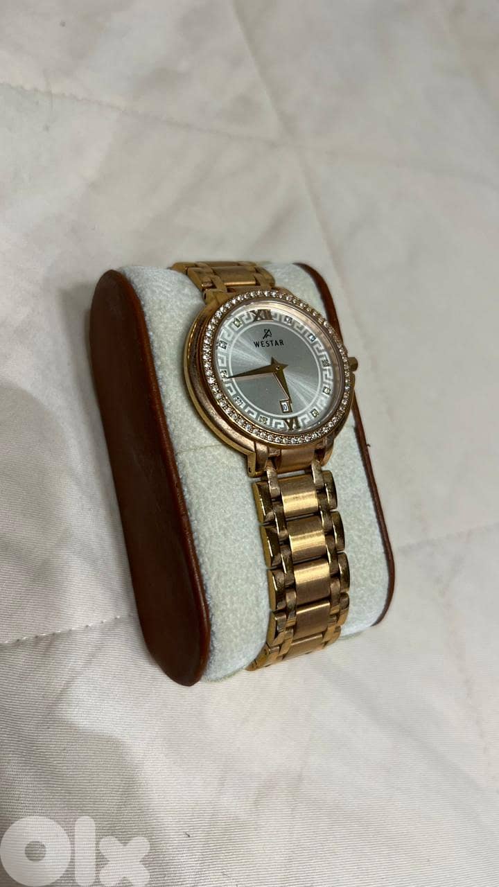 westar rose gold watch 0