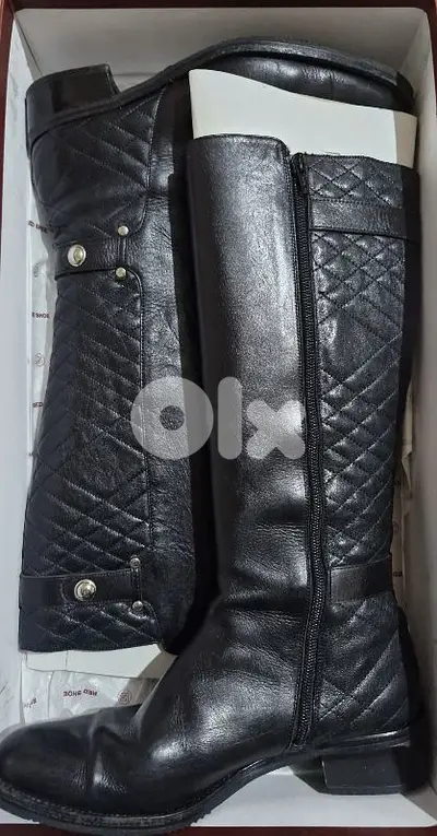 Geniune Leather knee-high boots