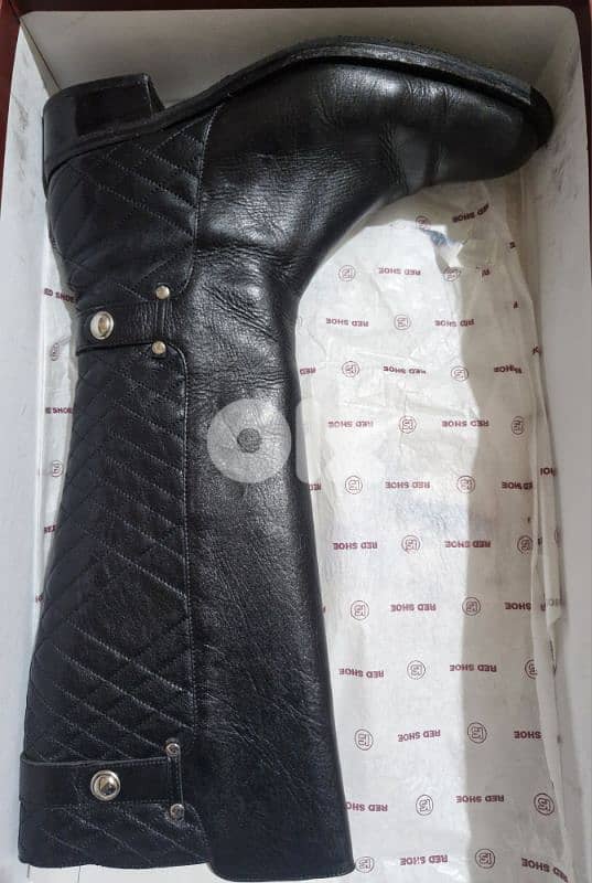 Geniune Leather knee-high boots 1