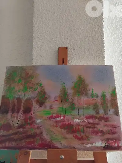 رسم زيتي