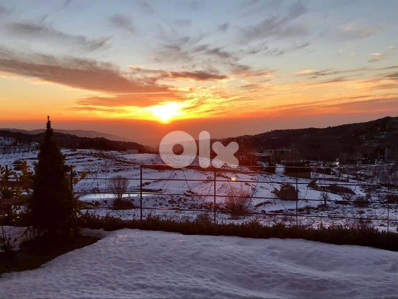 2 BR chalet for rent in Fakra with panoramic view 13