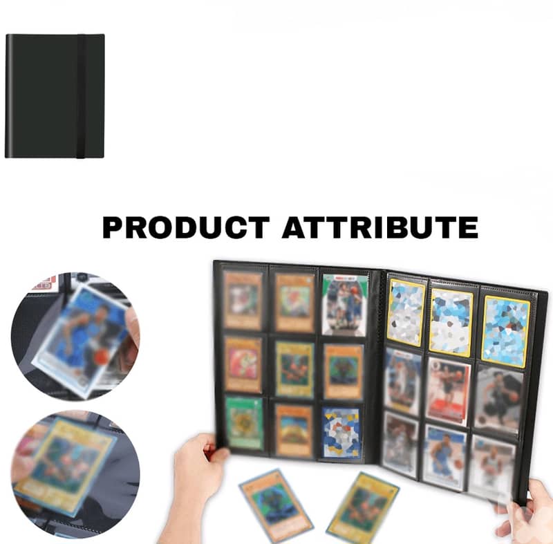 TAll Card Games Binder for TCG Yu-Gi-Oh! Pokemon & Football Cards 2