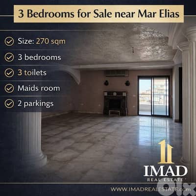 3 bedrooms Aprtment for sale talaat chehadeh
