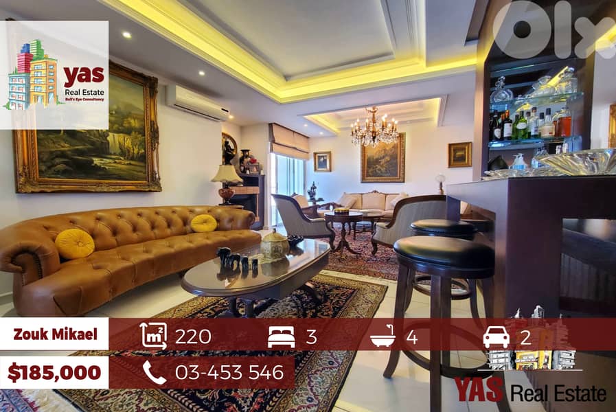 Zouk Mikael 220m2 | Excellent Condition | View | Negotiable | EH | 0
