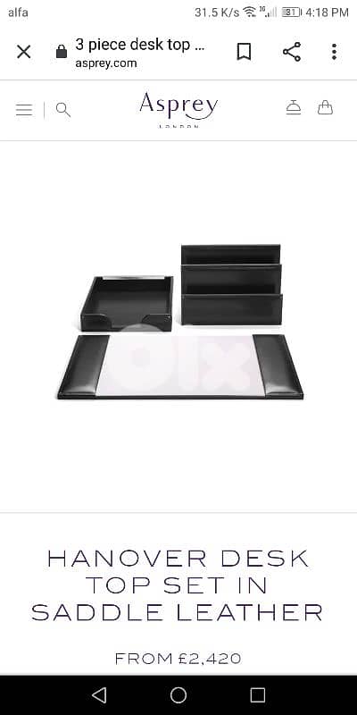 bargain from London Asprey you can Google it and  check the price 18