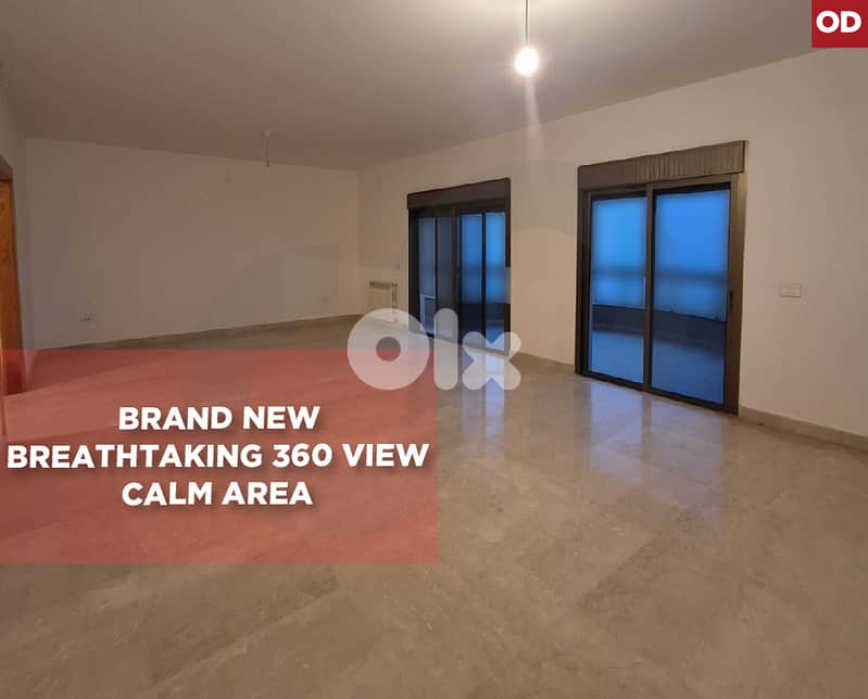 Breathtaking 360 view, 2 parking, cave, Dbaye/ضبيه REF#OD132368 0