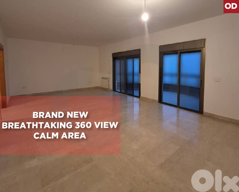 Breathtaking 360 view, 2 parking, cave, Dbaye/ضبيه REF#OD132370 0