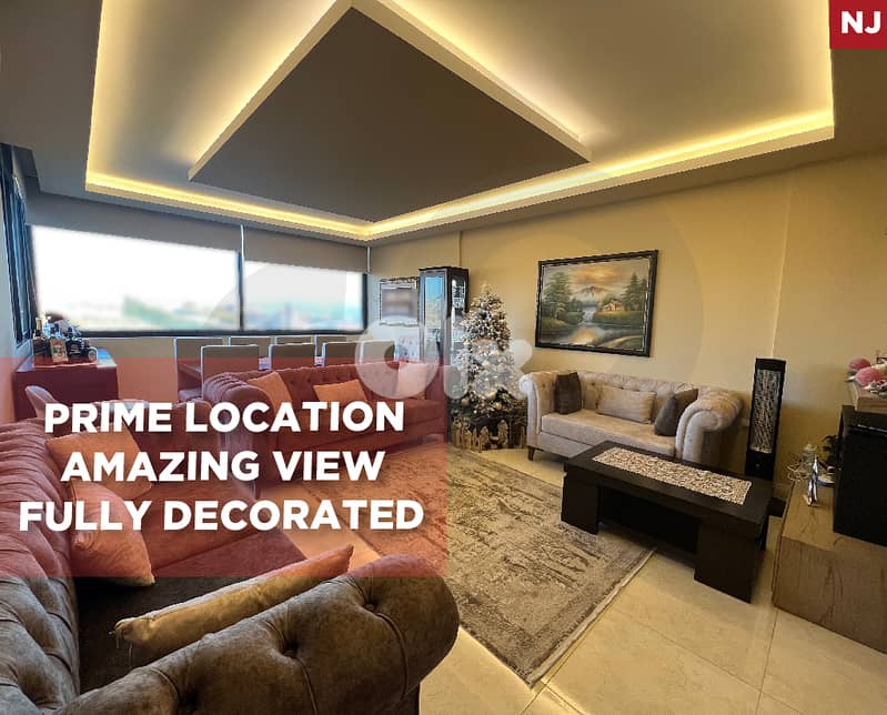 parking, balcony, decorated, spacious, dhour zahle/ضهور REF#NJ132373 0