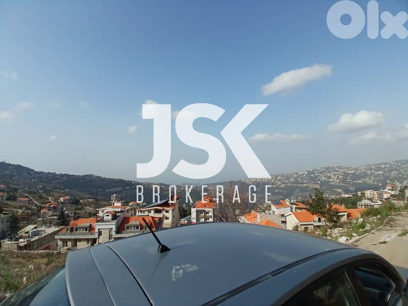 L20304-A 1,236 SQM Land With Panoramic View For Sale in Chwaya,El Metn 0