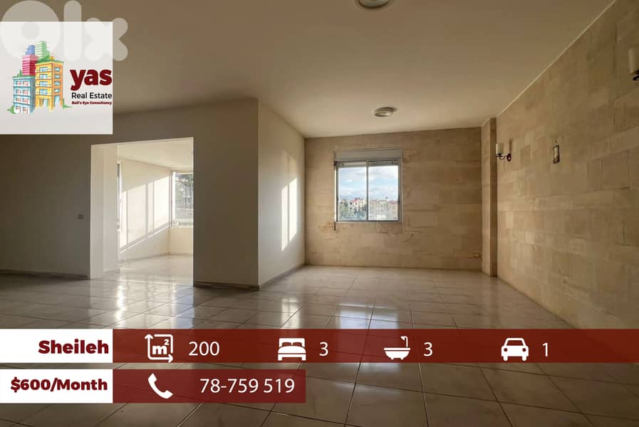 Sheileh 200m2 | Rent | Generous dimensions | Sea View | KS/MB 0