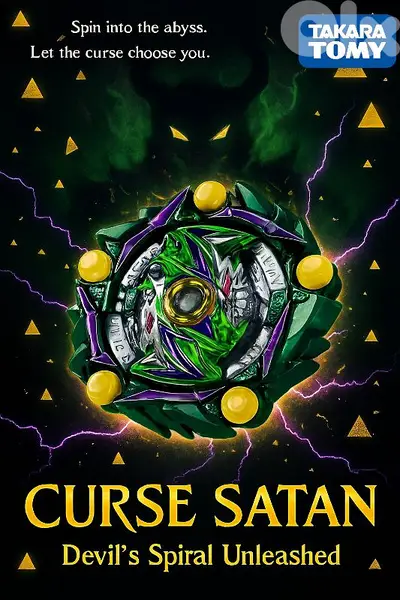Takara Tomy CURSE SATAN Beyblade