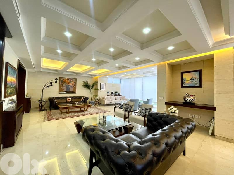 340 SQM ‪Semi- Furnished Apartment in Kfarhbab + View & TERRACE 0