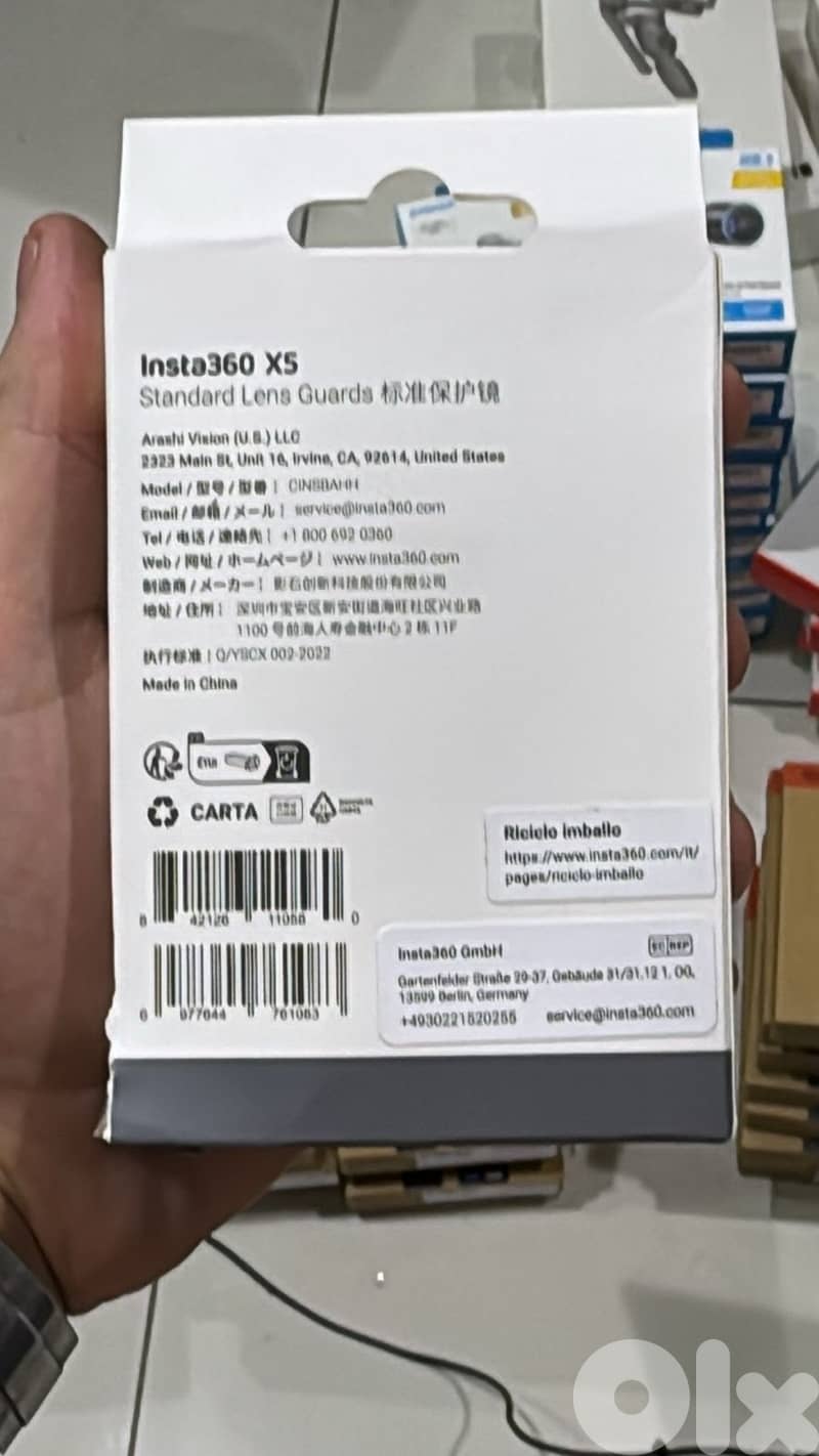 Insta360 standard lens guard x5 0