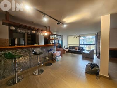 fully furnished apartment for rent in matn - ain aar , sea view