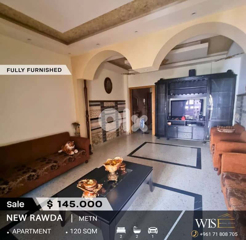 Fully Furnished 120 SQM Apartment for SALE in New Rawda! 0
