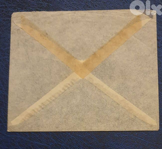 Egypt 1938 posted cover to UK. King Farook stamps 1
