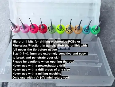 Micro drill bits set for Laptops / PC / Mobile phones PCB repair