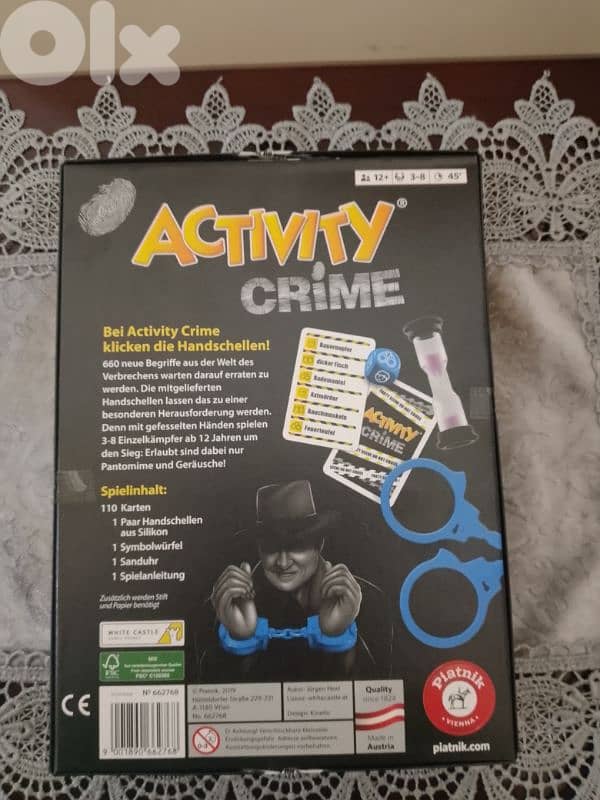 لعبة للبيع ماركة ACTIVITY بعدا جديد السعر 10$ 5