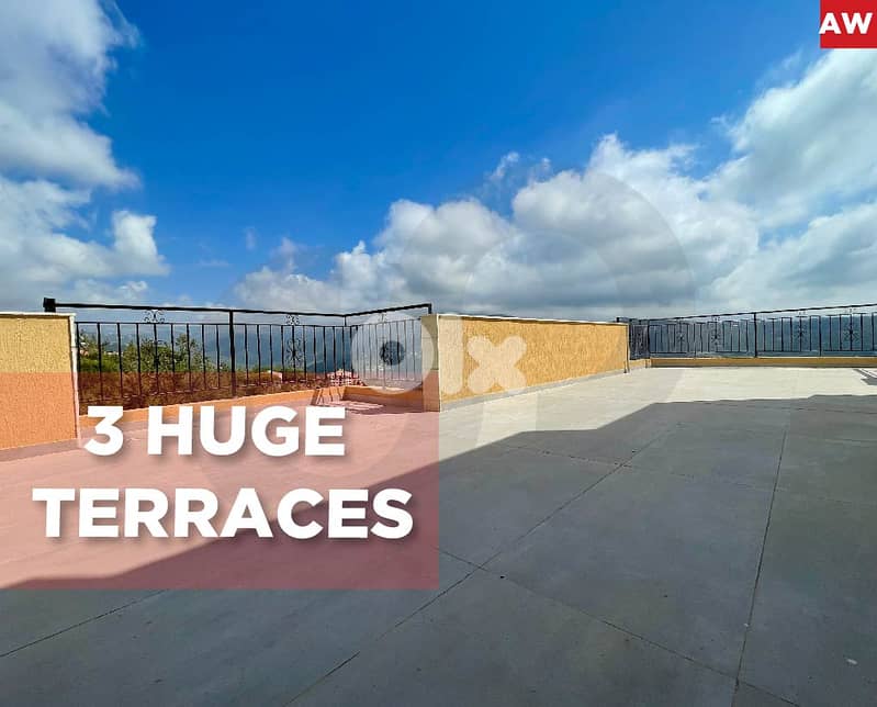 3 huge Terraces - brand-new duplex - Douar REF#AW125803 0