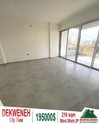 210 sqm Apartment For Sale in Dekweneh دكوانة with City View