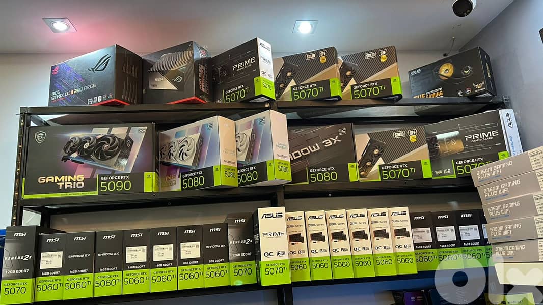 All graphic cards available 5050 5060 5060ti 5070 5080 5090 0