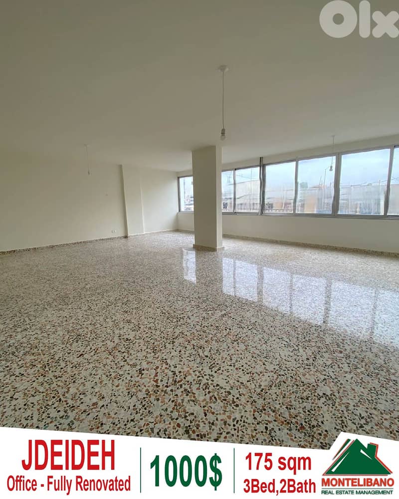 175 sqm Office For Rent in Jdeideh جديدة with City View 0