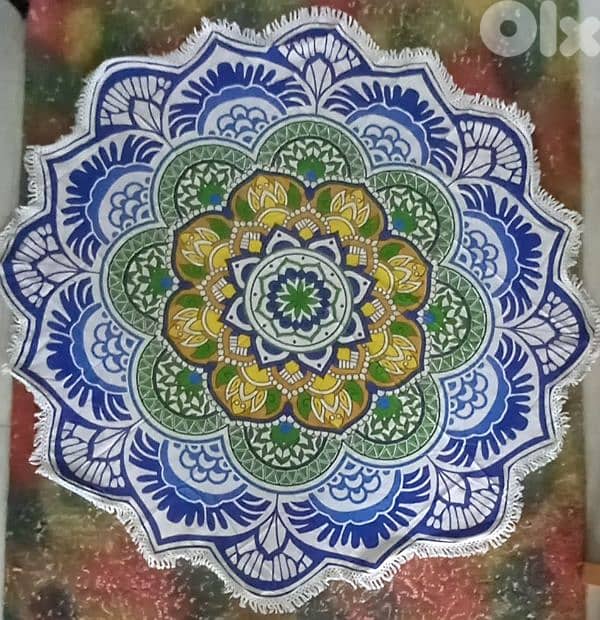 Mandala Round Backdrop 0