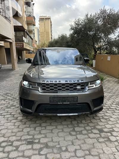 Range Rover Sport V6 HSE 2019 gray on black (clean carfax)