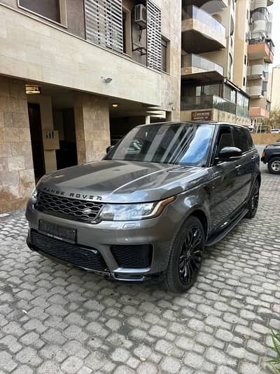Range Rover Sport V6 HSE 2019 gray on black (clean carfax)