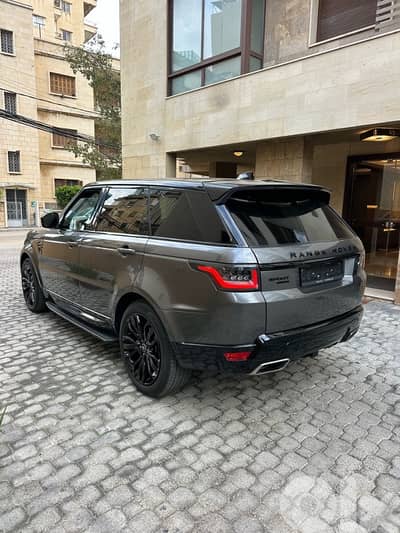 Range Rover Sport V6 HSE 2019 gray on black (clean carfax)