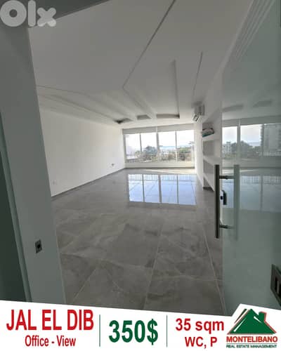 35 sqm Office For Rent in Jal El Dib جل الديب with View