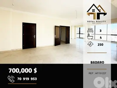 apartments for sale in badaro Beirut شقق للبيع في بدارو بيروت