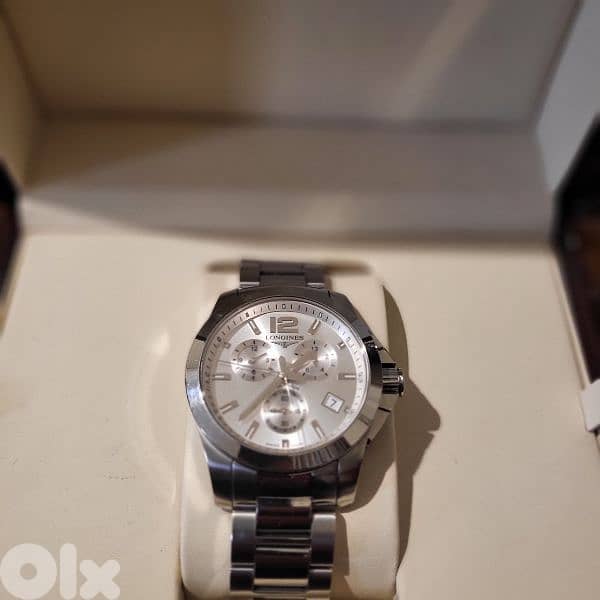 longines chronograph like new 0