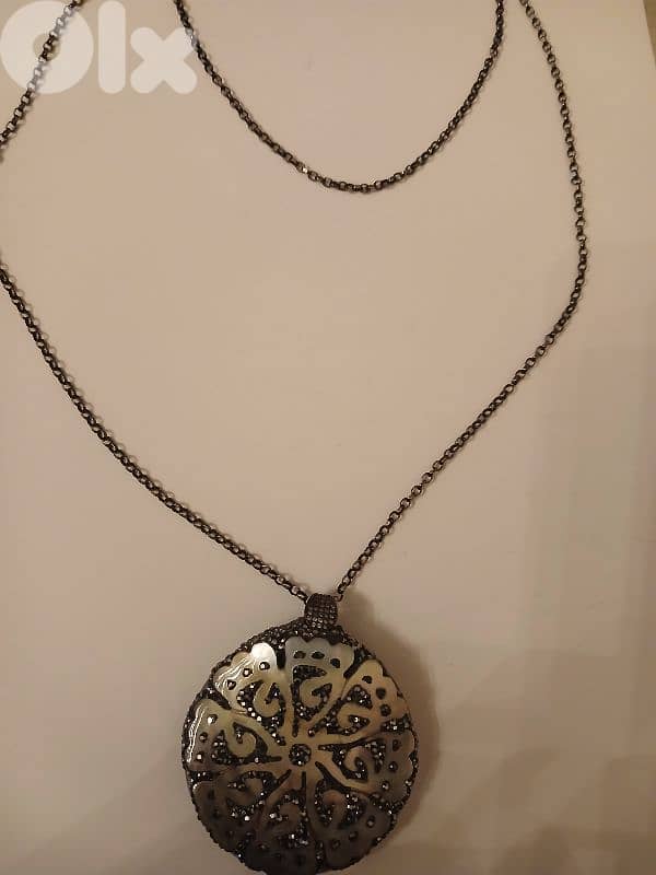 Pure  Silver  with Semi Pressure Stone 0