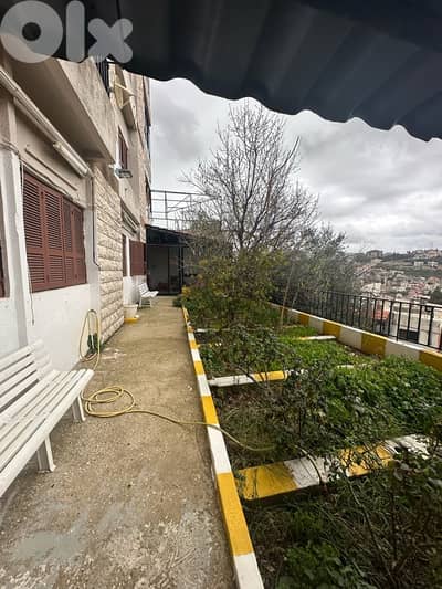 Ground floor 140m 2Bedroom+90m Terrace AinJdaide vs Baalchmai&Bhamdoun
