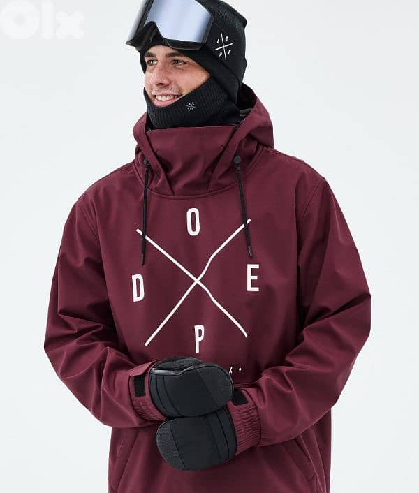 Dope Snow Yeti Burgundy Jacket 1