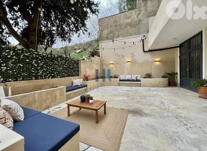 apartment with terrace for sale in aley town