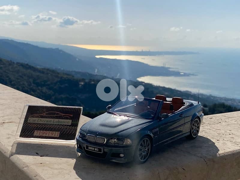 bmw e46 convertible ottomobile brand diecast resin model scale 1/18 0
