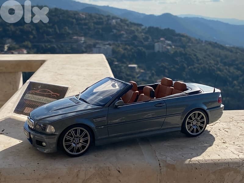 bmw e46 convertible ottomobile brand diecast resin model scale 1/18 5