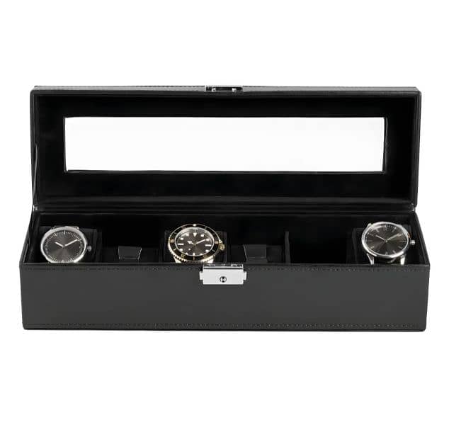 Orioles Watch BoxMini Black Faux Leather/ 4$ delivery 12