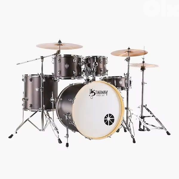starway professional acoustic drums kit 0