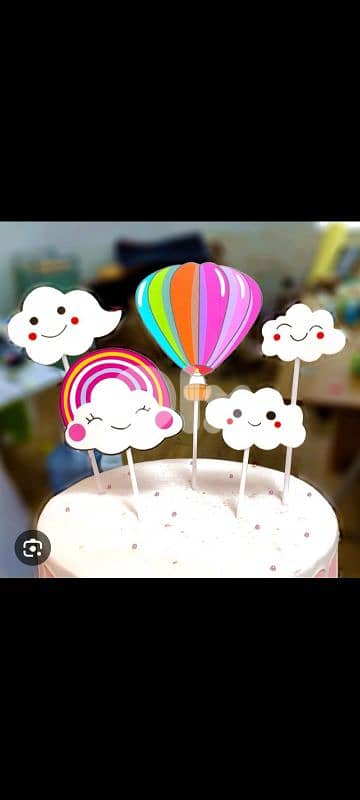 colorful rainbow birthday decoration 12