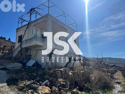 L20349 - Land With Small House For Sale in Ain Al Marej, Bhamdoun